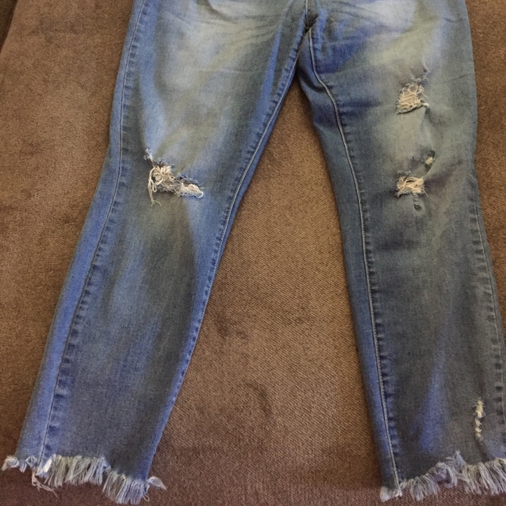 Judy Blue frayed bottom Jeans, Size 18W Plus Size